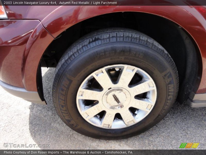 Autumn Red Metallic / Light Parchment 2003 Lincoln Navigator Luxury 4x4