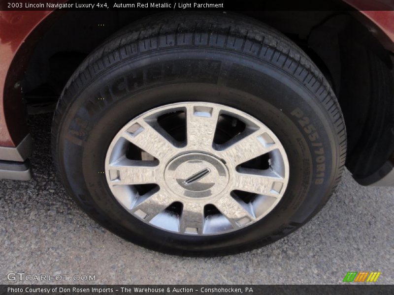 Autumn Red Metallic / Light Parchment 2003 Lincoln Navigator Luxury 4x4