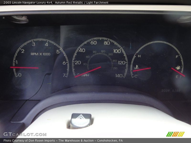  2003 Navigator Luxury 4x4 Luxury 4x4 Gauges