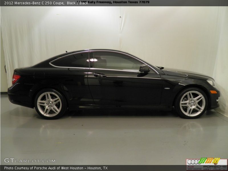 Black / Black 2012 Mercedes-Benz C 250 Coupe