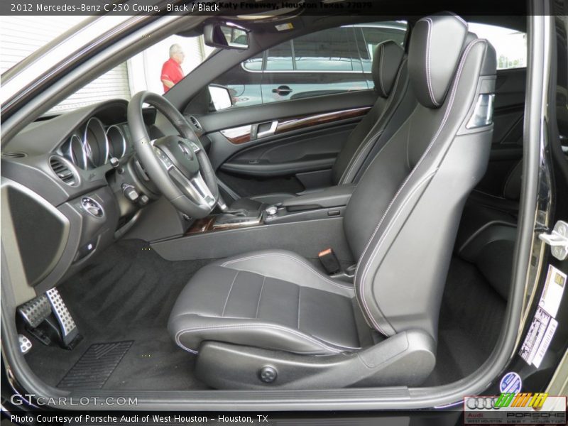 Black / Black 2012 Mercedes-Benz C 250 Coupe
