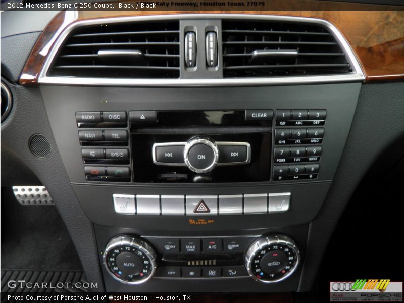 Black / Black 2012 Mercedes-Benz C 250 Coupe