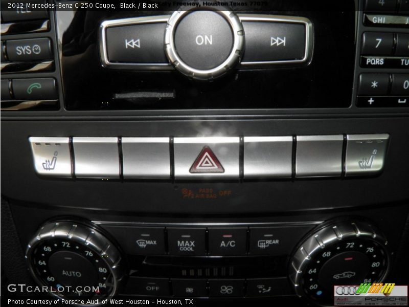 Black / Black 2012 Mercedes-Benz C 250 Coupe