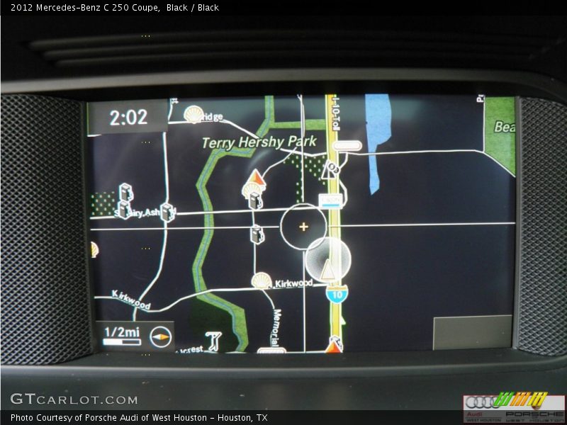 Black / Black 2012 Mercedes-Benz C 250 Coupe