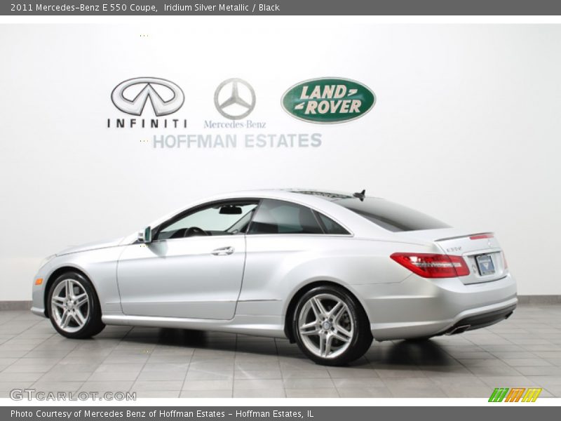 Iridium Silver Metallic / Black 2011 Mercedes-Benz E 550 Coupe