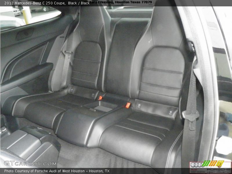 Black / Black 2012 Mercedes-Benz C 250 Coupe