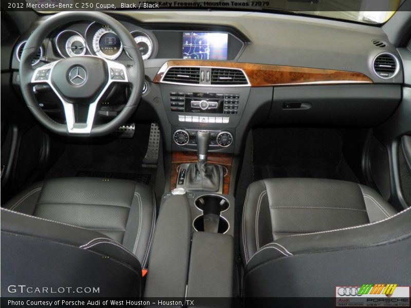 Black / Black 2012 Mercedes-Benz C 250 Coupe