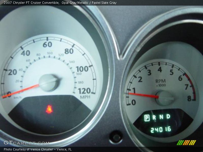 Opal Gray Metallic / Pastel Slate Gray 2007 Chrysler PT Cruiser Convertible