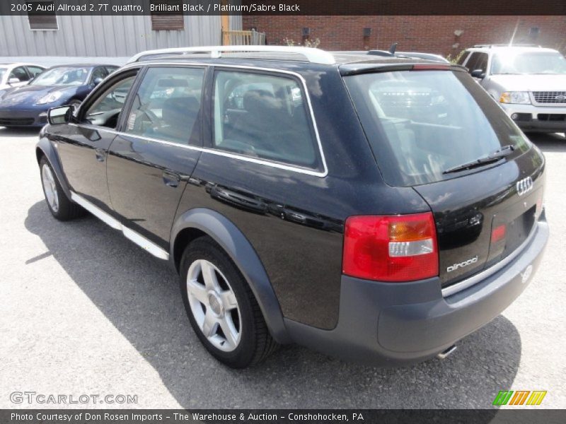 Brilliant Black / Platinum/Sabre Black 2005 Audi Allroad 2.7T quattro