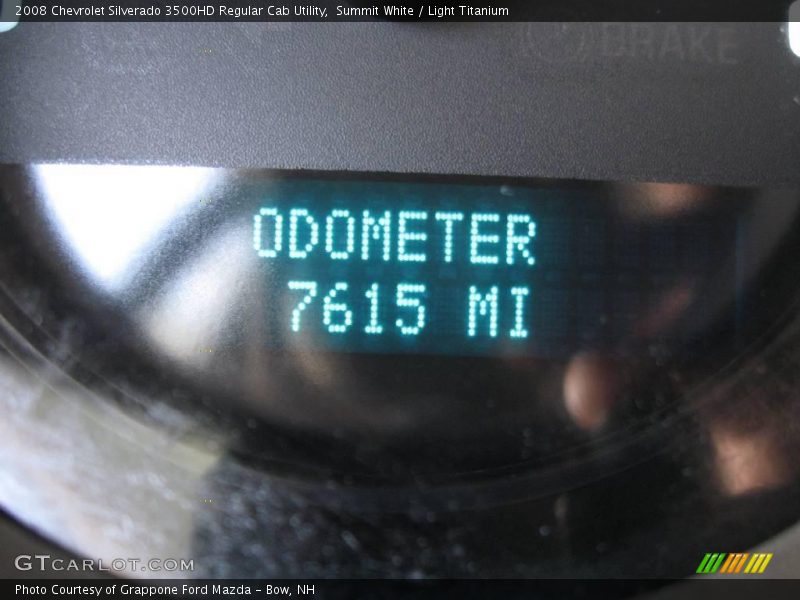 Summit White / Light Titanium 2008 Chevrolet Silverado 3500HD Regular Cab Utility