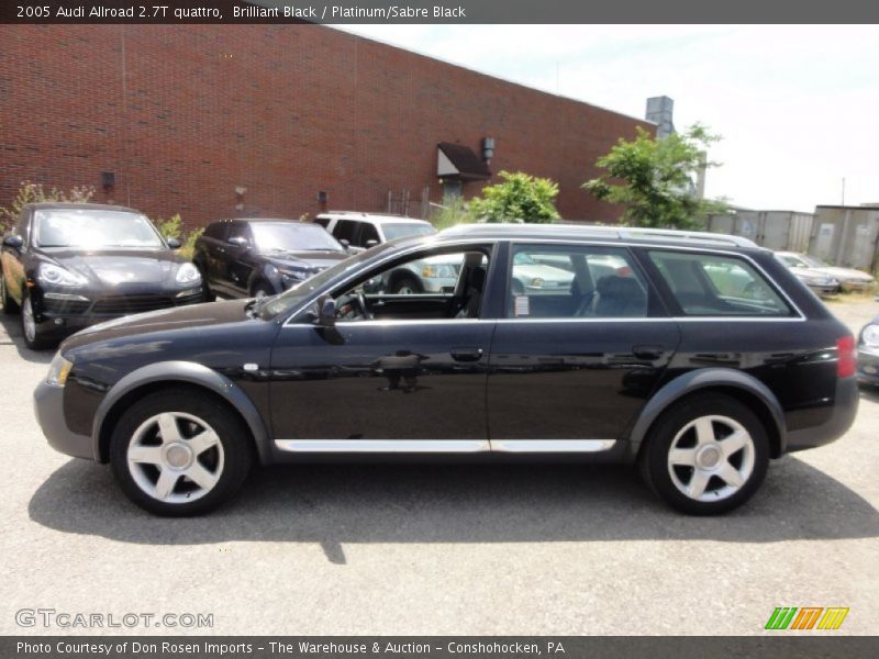 Brilliant Black / Platinum/Sabre Black 2005 Audi Allroad 2.7T quattro
