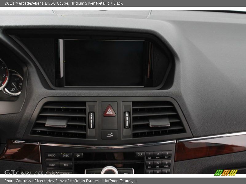 Iridium Silver Metallic / Black 2011 Mercedes-Benz E 550 Coupe