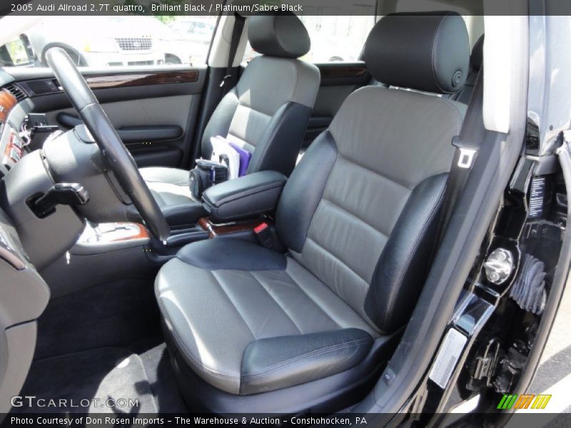 Front Seat of 2005 Allroad 2.7T quattro