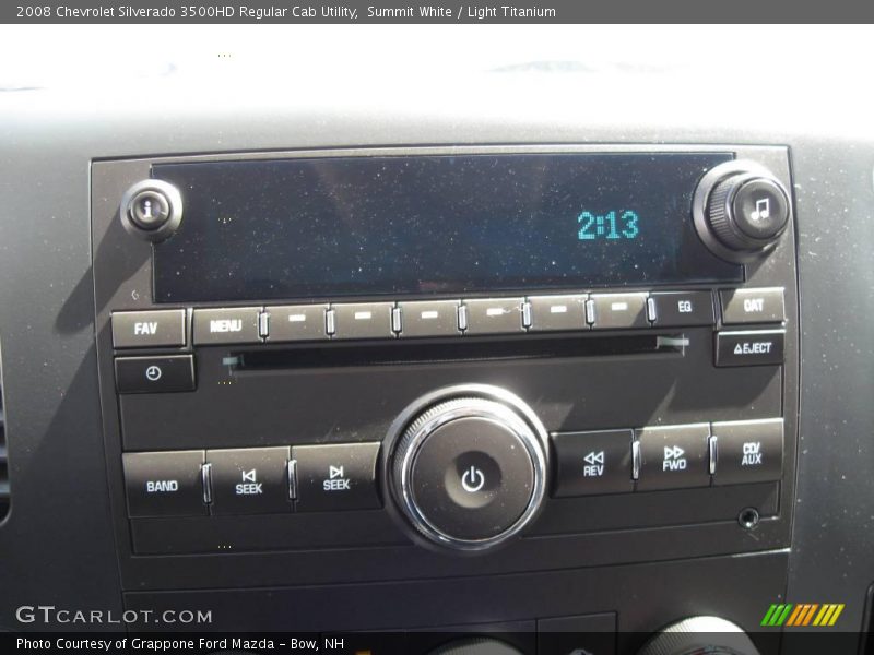 Summit White / Light Titanium 2008 Chevrolet Silverado 3500HD Regular Cab Utility
