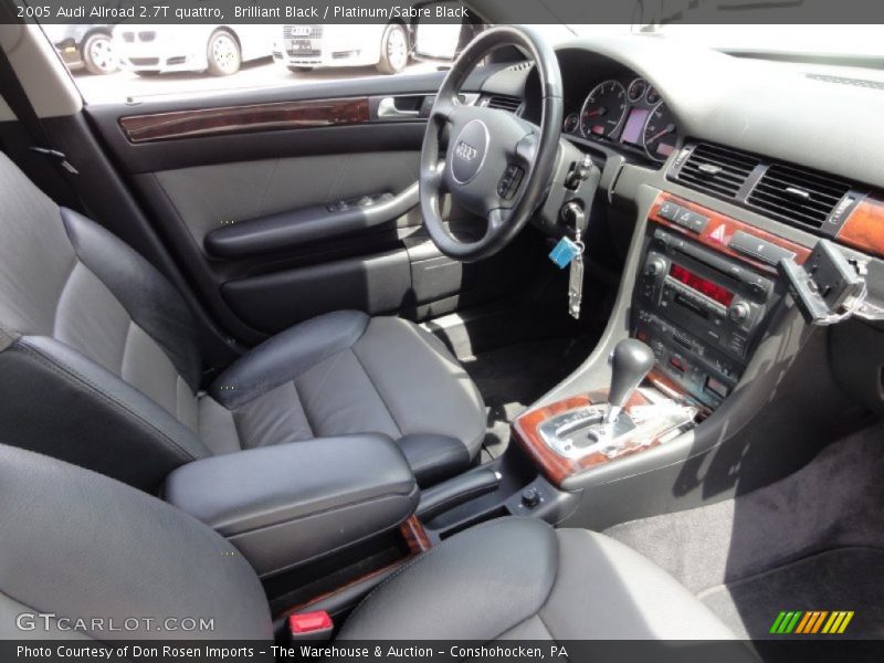 Brilliant Black / Platinum/Sabre Black 2005 Audi Allroad 2.7T quattro