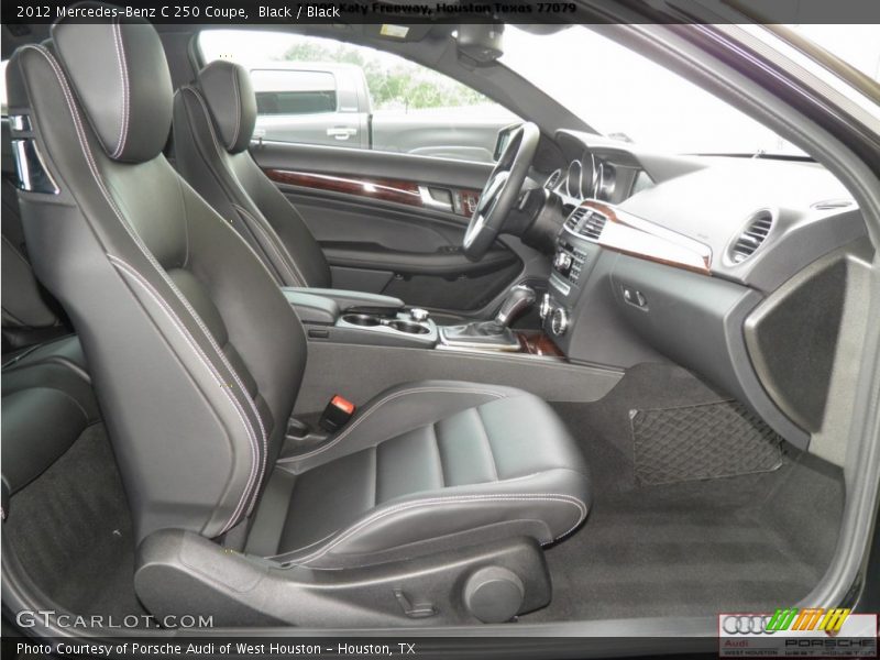 Black / Black 2012 Mercedes-Benz C 250 Coupe