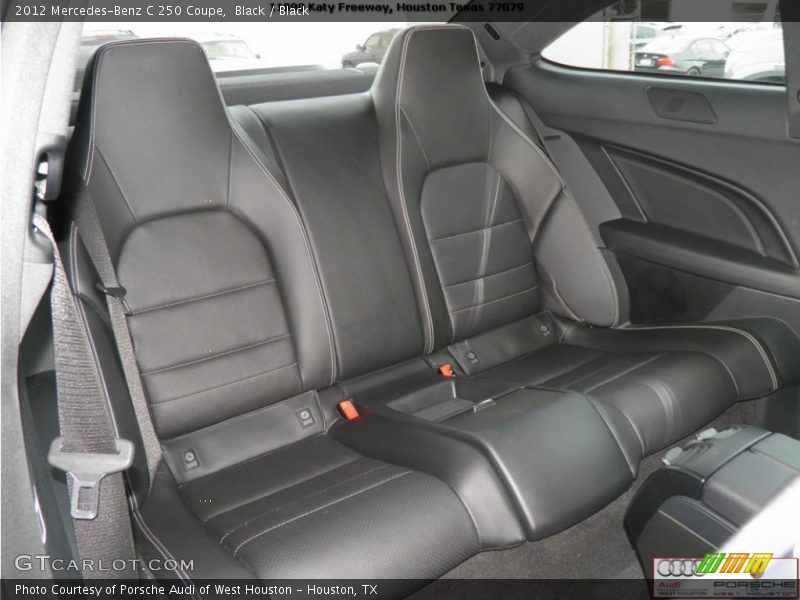 Black / Black 2012 Mercedes-Benz C 250 Coupe