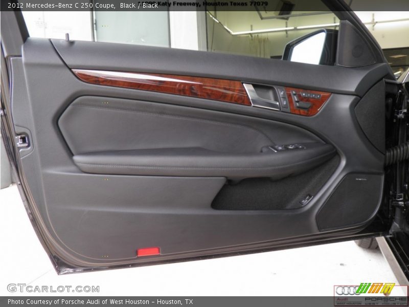 Black / Black 2012 Mercedes-Benz C 250 Coupe