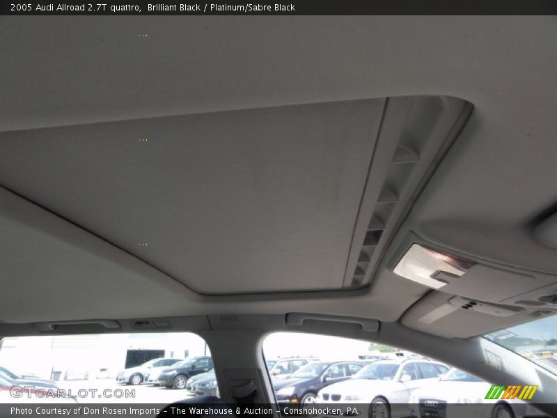 Brilliant Black / Platinum/Sabre Black 2005 Audi Allroad 2.7T quattro