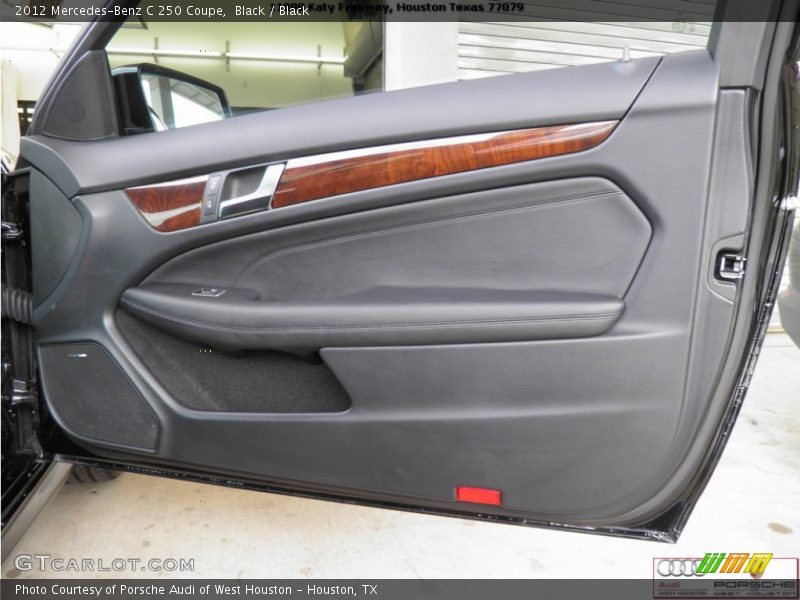 Black / Black 2012 Mercedes-Benz C 250 Coupe