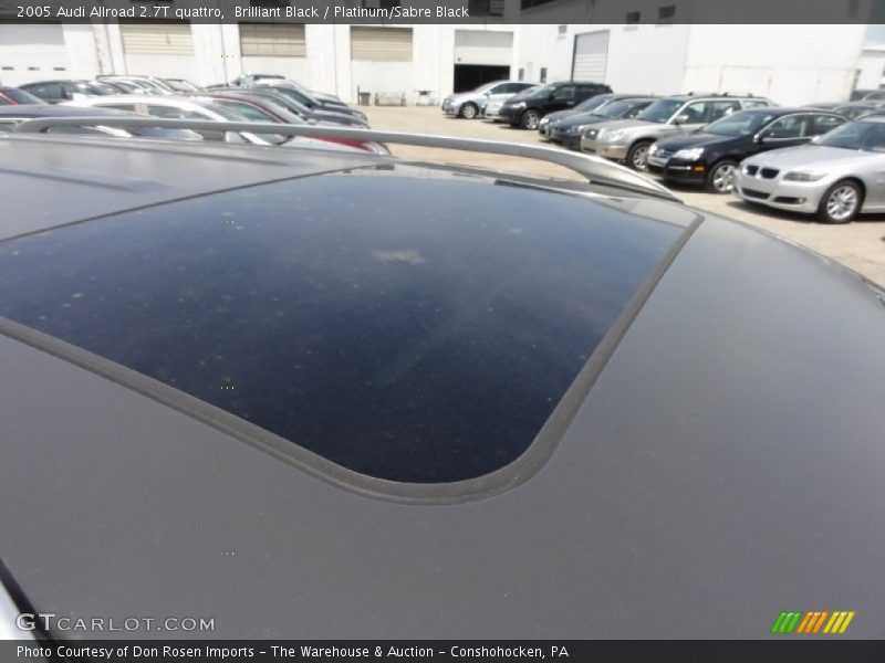 Brilliant Black / Platinum/Sabre Black 2005 Audi Allroad 2.7T quattro