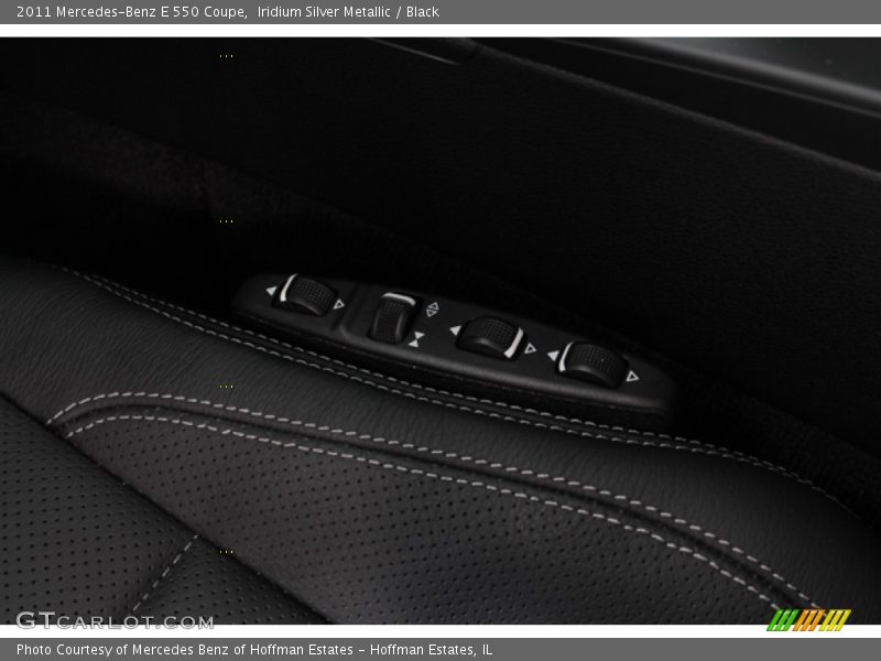 Iridium Silver Metallic / Black 2011 Mercedes-Benz E 550 Coupe