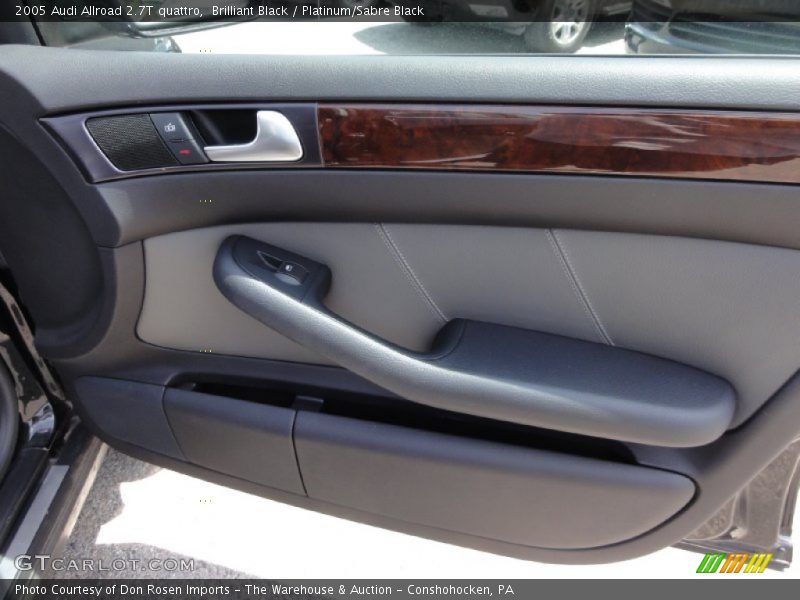 Brilliant Black / Platinum/Sabre Black 2005 Audi Allroad 2.7T quattro
