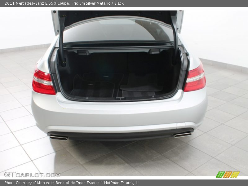 Iridium Silver Metallic / Black 2011 Mercedes-Benz E 550 Coupe