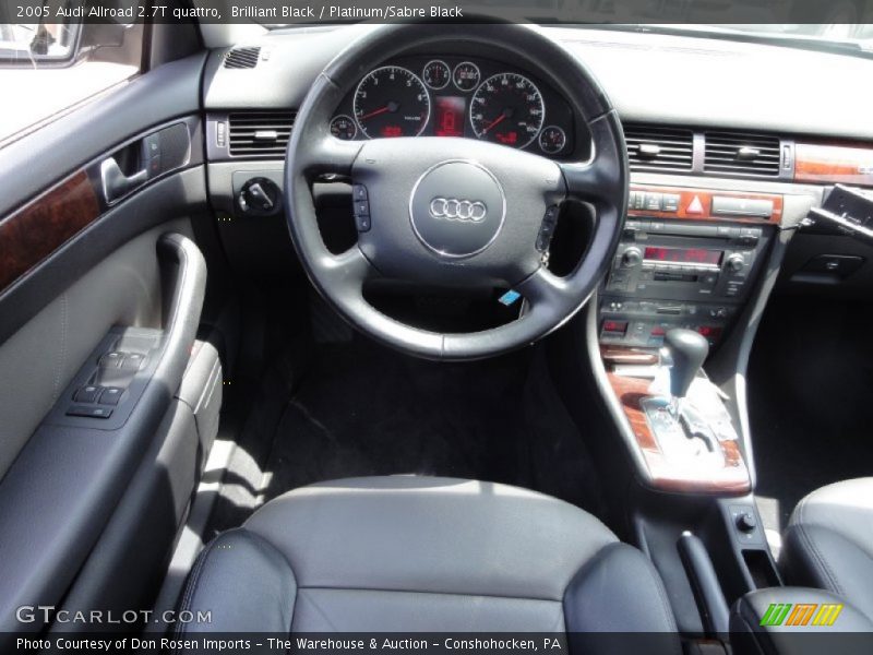 Brilliant Black / Platinum/Sabre Black 2005 Audi Allroad 2.7T quattro
