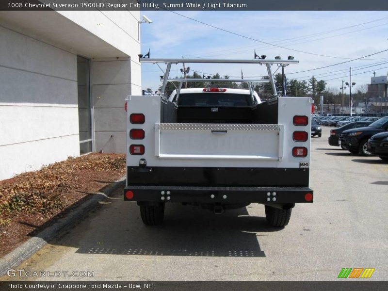 Summit White / Light Titanium 2008 Chevrolet Silverado 3500HD Regular Cab Utility