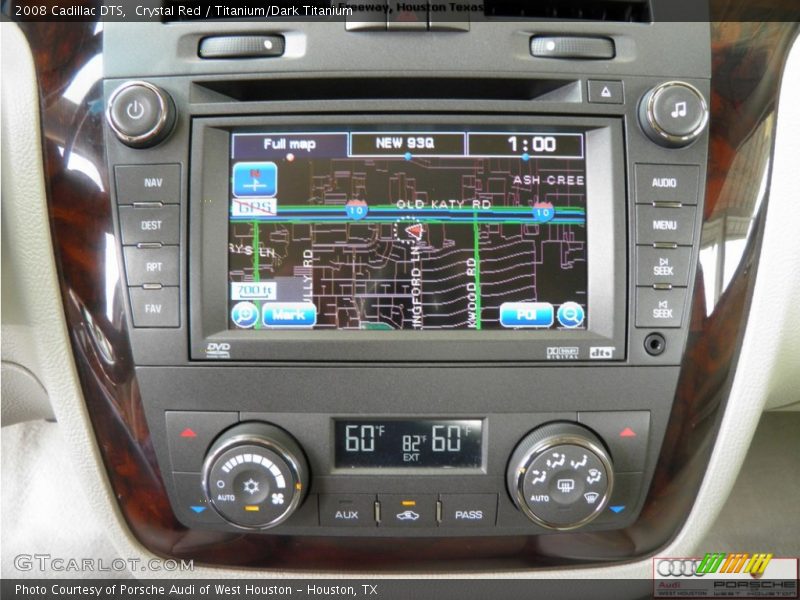 Crystal Red / Titanium/Dark Titanium 2008 Cadillac DTS