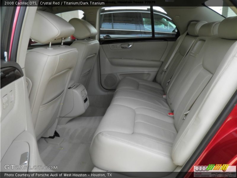 Crystal Red / Titanium/Dark Titanium 2008 Cadillac DTS