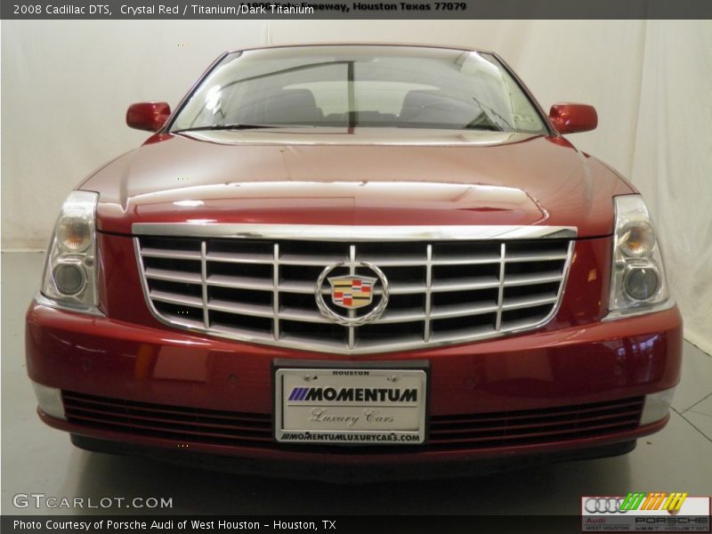 Crystal Red / Titanium/Dark Titanium 2008 Cadillac DTS