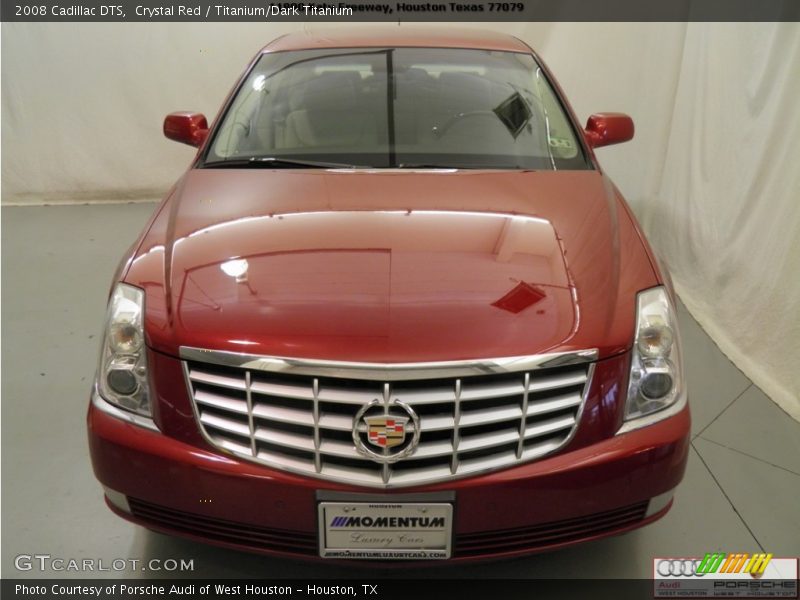 Crystal Red / Titanium/Dark Titanium 2008 Cadillac DTS