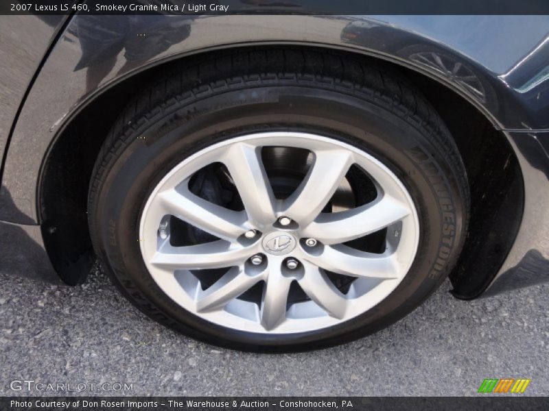 Smokey Granite Mica / Light Gray 2007 Lexus LS 460