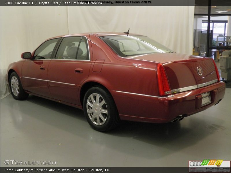 Crystal Red / Titanium/Dark Titanium 2008 Cadillac DTS