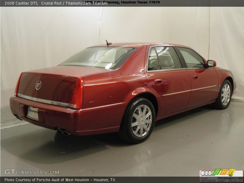 Crystal Red / Titanium/Dark Titanium 2008 Cadillac DTS