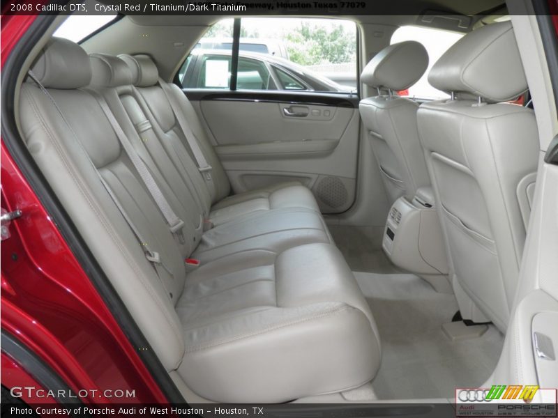 Crystal Red / Titanium/Dark Titanium 2008 Cadillac DTS
