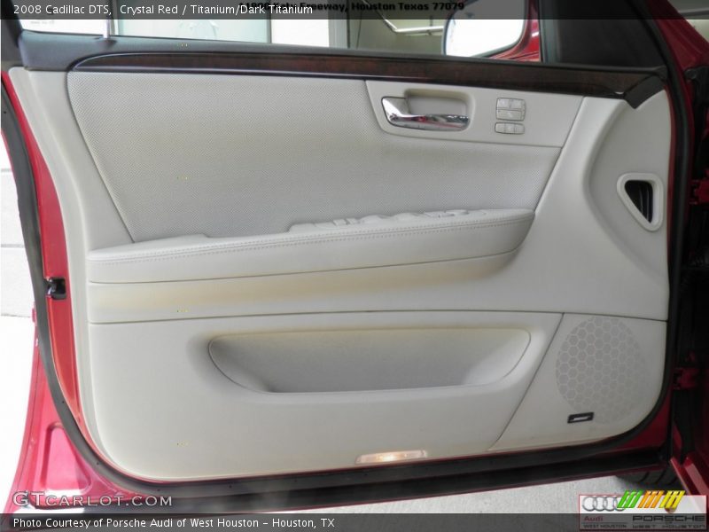 Crystal Red / Titanium/Dark Titanium 2008 Cadillac DTS