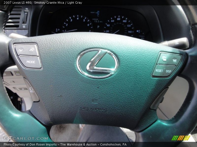 Smokey Granite Mica / Light Gray 2007 Lexus LS 460