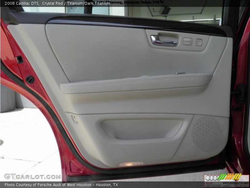 Crystal Red / Titanium/Dark Titanium 2008 Cadillac DTS