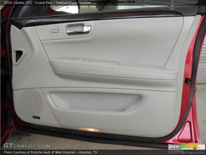 Crystal Red / Titanium/Dark Titanium 2008 Cadillac DTS