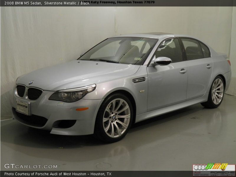 Silverstone Metallic / Black 2008 BMW M5 Sedan