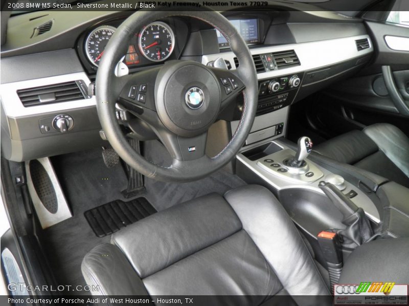 Silverstone Metallic / Black 2008 BMW M5 Sedan