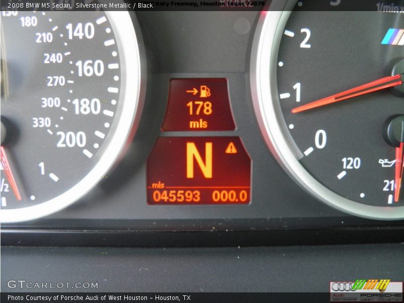 Silverstone Metallic / Black 2008 BMW M5 Sedan