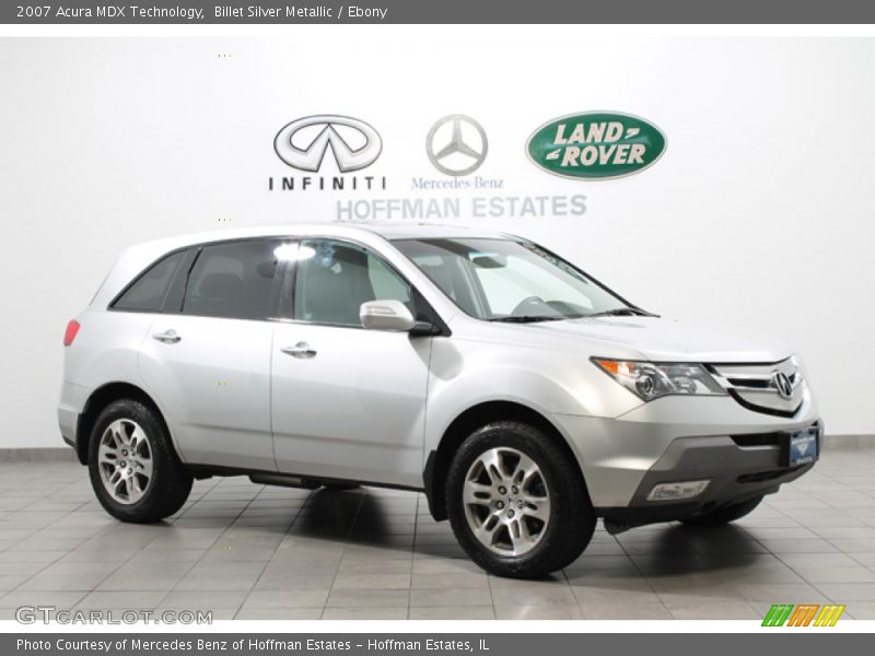 Billet Silver Metallic / Ebony 2007 Acura MDX Technology