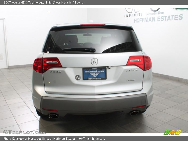 Billet Silver Metallic / Ebony 2007 Acura MDX Technology