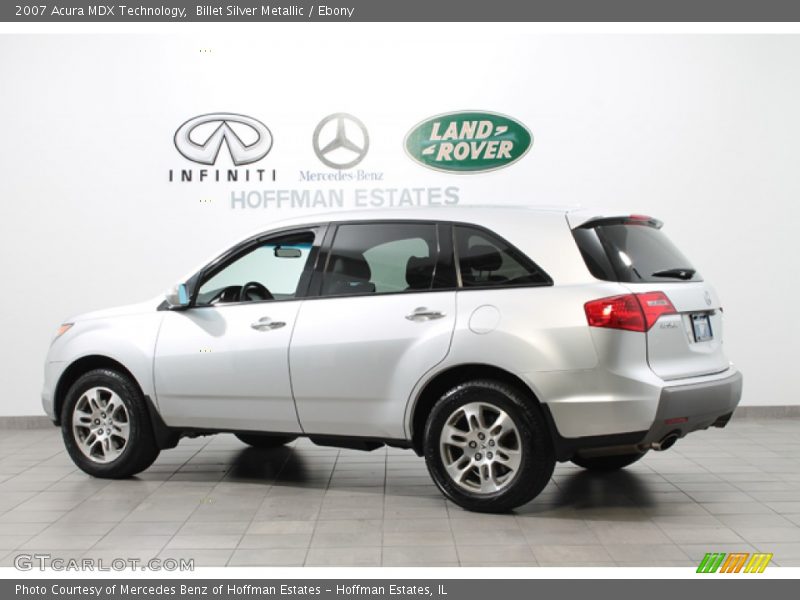 Billet Silver Metallic / Ebony 2007 Acura MDX Technology