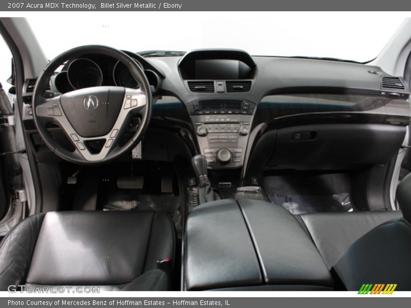 Billet Silver Metallic / Ebony 2007 Acura MDX Technology