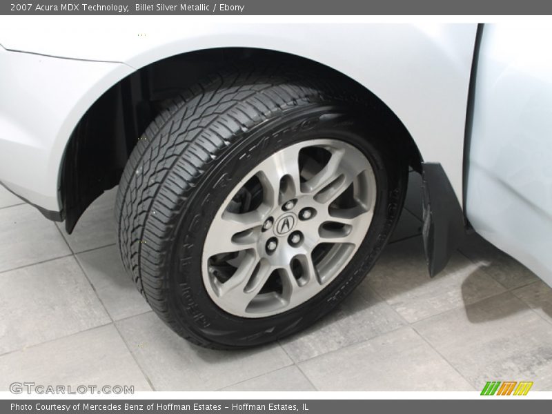 Billet Silver Metallic / Ebony 2007 Acura MDX Technology